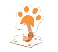 LLINthy Strong Acrylic Cats Paws Phone Mount Adjustable Height Desktop Holder Easy To Carry Perfect For Stable Videos Streaming Clear Cats Claws Phone Holder