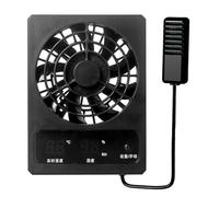 LLINthy Terrariums Ventilator Cooling Fan Reptiles Tanks Hangable Air Coolers Automatic Terrariums Chiller Temperature Control Fan Amphibian Temperature Control