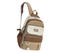 LLINthy Trendy Large Capacity Backpack For School Travel Friendly Nylon Book Bag With Organizational Compartments Casual Rucksa Youth Fashion Backpack