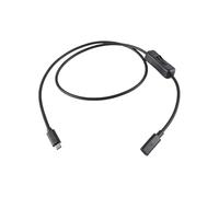 LLINthy Type C Male To Female Cable USB 3.1 Version 20V5A 100W Fast Charging Wire With Switches For Tablets Gaming Consoles Type Extension Cord