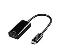 LLINthy Type C To HDMIs Adapter 4K Resolution For Connecting Monitors TVs Projectors From Laptops Flexible Strength Design Type C To HDMIs Adapter