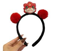 LLINthy Unique Embroidery Snake Headband For Traditional Chinese Spring Festival Celebration Snake Hairhoop For Various Occasion