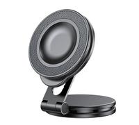 LLINthy Upgrades Magnet Car Cell Phones Holder Space-Saving Solution Compact Magnet Phone With Foldable Stand Gift Car Phone