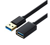 LLINthy USB3.0 A Male To A Female Extension Wire Quick Charging & Fast Data Transmission Cable For Scanners Keyboards