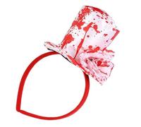 LLINthy Witch Caps Headband For Adult Novelty Bloody Wizard Hat Hairband All Age Cosplay Costume Halloween Party Props Headwear