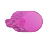 Lljsszr 10x Folding Fans, Portable, Made of Polyester, Round, for Summer, As Throwing Discs, for Advertising, DIY Projects, Outdoor Activities, Performances A, Rose Red