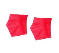 Lljsszr 2-Piece Pole Dance Shoe Protectors, Fashion Accessory, Suede, Professional, Elegant, Soft, Non-Slip, with Grip, Red L
