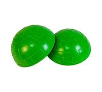 Lljsszr 2 Pieces Half Balance Balls Exercise Equipment Core Strength Training Pilates PVC Material Suitable for Women Men Home Gym Full Body Work, Green