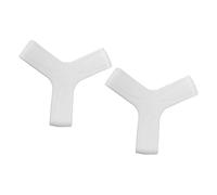 Lljsszr 2 Pieces Scuba Fin Straps Replacement Adjustable Gripper Underwater Flippers Strap Silicone Swim Paddle Straps Stretch Material Suitable for Snorkelin, white 7.5CM