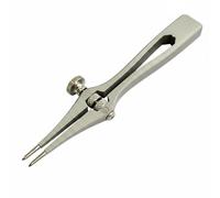 Lljsszr Adjustable Spacing Punch Leather Stitching Pricking Tool Hole Punch with Comfortable Non Slip Hexagonal Grip Suitable for DIY leatherwork Wallet, Olive Chisel