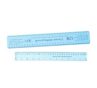 Lljsszr Ceramic Shrinkage Ratio Ruler with Standard Ruler Measurer