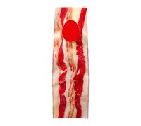 Lljsszr Children Costume Fun Kids Performance Outfit Comfortable Polyester Meat Print Design Full Panel Sleeveless Costume Suitable for Holiday Photography Events Group Wear, Bacon, L-XL