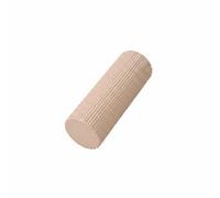 Lljsszr Eva Foam Roller Designed for Beginners with Textured Surface Self-Massage and Stretching Equipment Lightweight Material Suitable for Home Use Studio Relaxation, Brown, 30x10cm