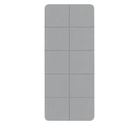 Lljsszr Folding Exercise Pad Exercise Mat Workout Mat Stretching Mat Floor Mat With Compact Foldable Sections And Travel Bag For Easy Storage And Transport On, Grey, 183x60cm