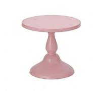 Lljsszr Metal Dessert Display Stand Pink Round Pedestal Dessert Stand Multi-Functional for Home Entertaining , S