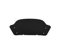 Lljsszr Motorcycle Fairing Front Fairing Shell Cowl Cover With Central Lamp Opening Aerodynamic Material With Quick Mounting suitable for town riding cross country travel weekend, Black, 9 Inch