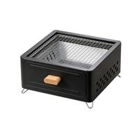 Lljsszr Non-Electric Outdoor Grill Stable Square Wobble for Patios, Camping