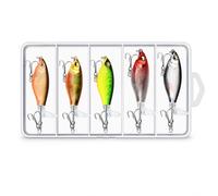 Lljsszr Propeller Surface Disturbance Lure with High Carbon Steel Hook for Bass Perch Snakehead in Streams, style to 3