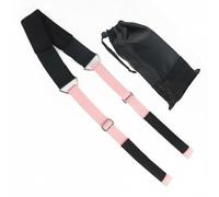 Lljsszr Women Belt with Adjustable Metal Buckle and Loops for Deepening Splits Suitable for Beginners Advanced Practitioners, Pink