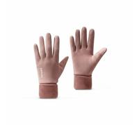 Lljsszr Women Winter Gloves Touchscreen Capable Thermal Insulated Windproof Biking Fleece Lined Anti Slip Breathable Palms Gloves Suitable for Driving Walking Outdoor Sports, Pink