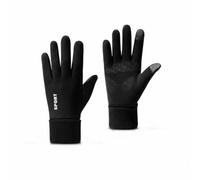 Lljsszr Women Winter Gloves Touchscreen Capable Thermal Insulated Windproof Biking Fleece Lined Anti Slip Breathable Palms Gloves Suitable for Driving Walking Outdoor Sports, Black