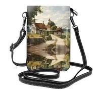 LLKGO TRomance in the countryside Pattern Crossbody bag, mobile phone bag, women's small wallet, a practical gift suitable for going out, exercising, and shopping