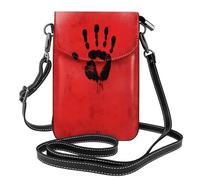 LLKGO TThe Mark of Terror Pattern Crossbody bag, mobile phone bag, women's small wallet, a practical gift suitable for going out, exercising, and shopping