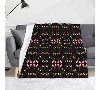 LLKGOT Abstract Ant Picture Blanket Throws 60x50in - Lightweight Warm Comfortable Soft for Sofas, Camping Trips