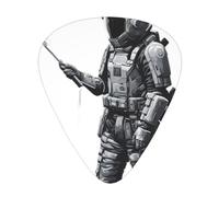 LLKGOT Astronaut's armor Picture Guitar plectrum 12 pieces with three thickness plectrum combinations suitable for bass and ukulele