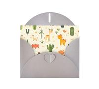 LLKGOT Desert Creatures Picture Greeting Card - Premium Pearlescent Paper Double Sided Pearl Effect Design