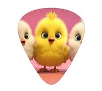 LLKGOT Dumb Chick Picture Guitar plectrum 12 pieces with three thickness plectrum combinations suitable for bass and ukulele