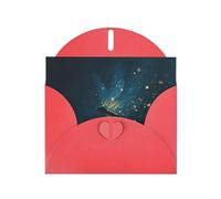LLKGOT Flash Firefly Picture Greeting Card - Premium Pearlescent Paper Double Sided Pearl Effect Design