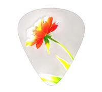LLKGOT Flowers facing the sun Picture Guitar plectrum 12 pieces with three thickness plectrum combinations suitable for bass and ukulele