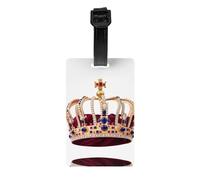 LLKGOT Gemstone Crown Picture Luggage Tags and Travel Bag Tags are Suitable for Both Men and Women to Prevent Luggage
