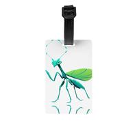 LLKGOT Glow-in-Dark Mantis Picture Luggage Tags and Travel Bag Tags are Suitable for Both Men and Women to Prevent Luggage