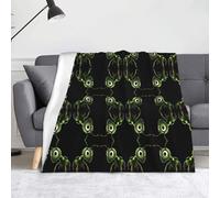 LLKGOT Green Ant Picture Blanket Throws 60x50in - Lightweight Warm Comfortable Soft for Sofas, Camping Trips