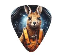 LLKGOT Koala in the spaceship Picture Guitar plectrum 12 pieces with three thickness plectrum combinations suitable for bass and ukulele