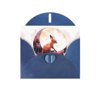 LLKGOT Koala On The Moon Picture Greeting Card - Premium Pearlescent Paper Double Sided Pearl Effect Design