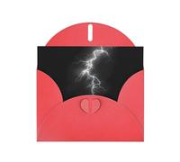 LLKGOT Lightning Picture Greeting Card - Premium Pearlescent Paper Double Sided Pearl Effect Design