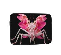 LLKGOT Orchid Praying Mantis Printing Shockproof Portable Laptop Sleeve Bag 15 inch for Men Women Business Travel, Office Daily Use