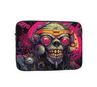 LLKGOT Punk Monkey Printing Shockproof Portable Laptop Sleeve Bag 12 inch for Men Women Business Travel, Office Daily Use