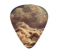 LLKGOT Raging Floods Picture Guitar plectrum 12 pieces with three thickness plectrum combinations suitable for bass and ukulele