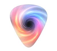 LLKGOT The endless black hole Picture Guitar plectrum 12 pieces with three thickness plectrum combinations suitable for bass and ukulele