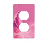 LLKGOT The mysterious pear Pattern Dual socket wall panel household power cover durable for decorative sockets and switches