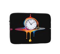 LLKGOT The Passing time Printing Shockproof Portable Laptop Sleeve Bag 10 inch for Men Women Business Travel, Office Daily Use