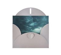 LLKGOT The Storm After The Calm Picture Greeting Card - Premium Pearlescent Paper Double Sided Pearl Effect Design