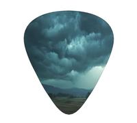 LLKGOT The storm after the calm Picture Guitar plectrum 12 pieces with three thickness plectrum combinations suitable for bass and ukulele