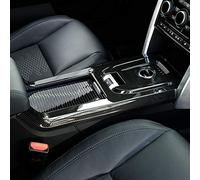 LLKUANG ABS Carbon Fiber Style Center Console Gear Shift Cover Trim For LR Discovery Sport 2015-2019
