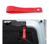 LLKUANG Trunk Lid Strap Handle Trunk Cover Pull Rope Compatible with Fiat 500 Abarth Hatch Subaru BRZ Tailgate Cover Rope Pull Strap Car Handle Accessories,1PCS (Red)