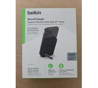 (LLL) Belkin BoostCharge Magnetic Wireless 5KmAh Power Bank 7.5W with Stand, New